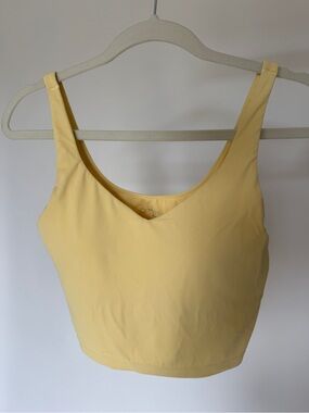 Aerie yellow V-Neck Crop Tank Top - Women M